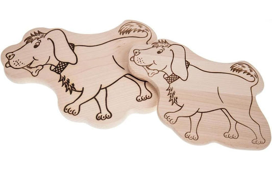 creanorm | CN Schneidebrett Hund | Ahron, 23x21x1.2 cm