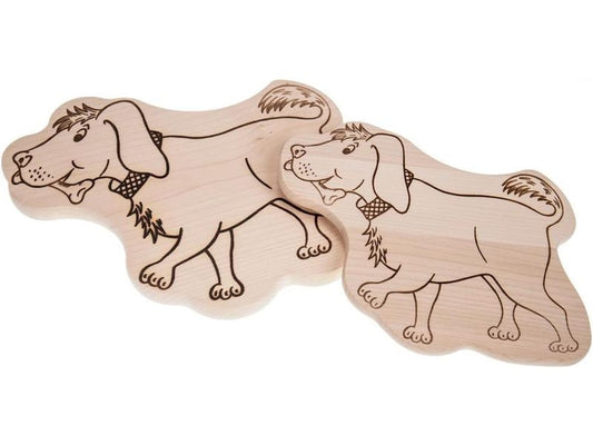 creanorm | CN Schneidebrett Hund | Ahron, 23x21x1.2 cm