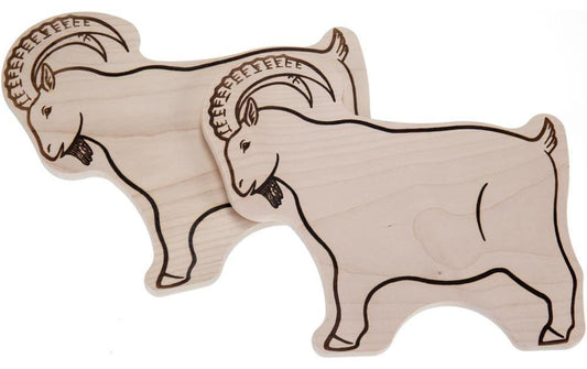 creanorm | CN Schneidebrett Steinbock | Ahron, 25x18x1.2 cm