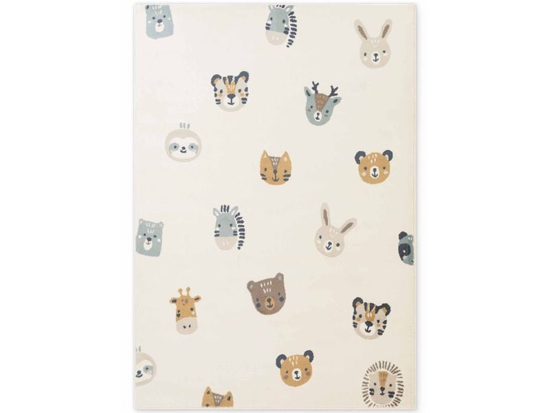 Hanse Home | Kinderteppich Tiny Zoo | 100% Polypropylene, 160 x 235 cm, Bunt