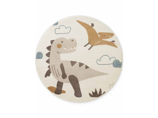 Hanse Home | Kinderteppich Dino | 100% Polypropylene, 160 cm, Cream