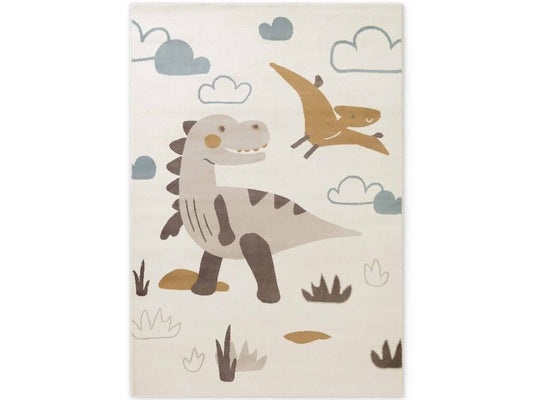 Hanse Home | Kinderteppich Dino | 100% Polypropylene, 160 x 235 cm, Cream