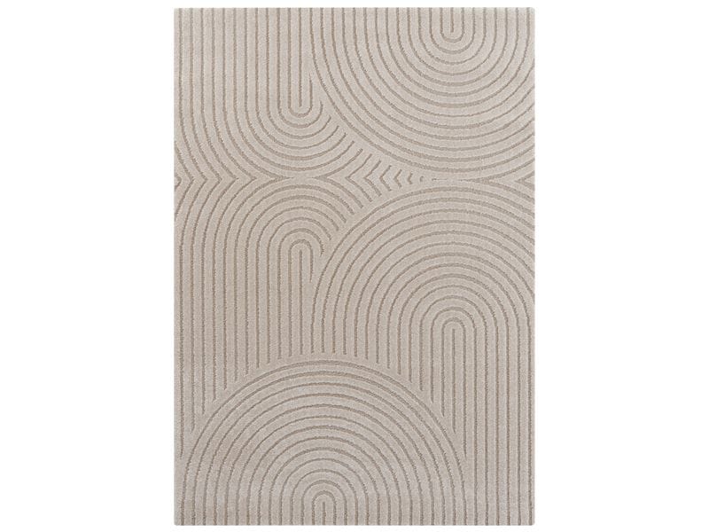 Elle Decoration | Teppich Panglao | 40% PES, 60% PP, 80 x 150 cm, Creme