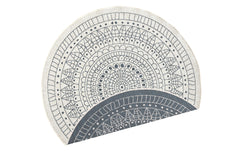 Hanse Home | In & Outd. Teppich Porto | 100% Polypropylen, 140 cm, Grey/Cream