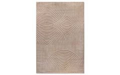 Elle Decoration | Teppich Panglao | 40% PES, 60% PP, 80 x 150 cm, Taupe