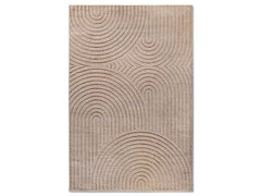 Elle Decoration | Teppich Panglao | 40% PES, 60% PP, 80 x 150 cm, Taupe