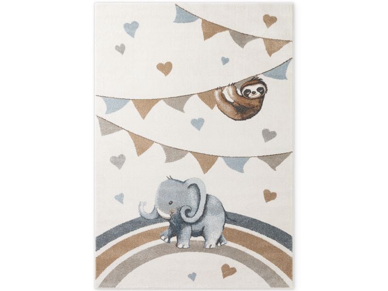Villeroy & Boch | Kind.Elephant Rainbow Party | 100% Polypropylen, 120 x 170 cm