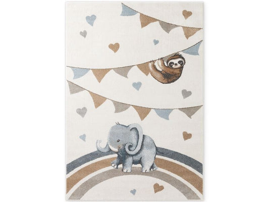 Villeroy & Boch | Kind.Elephant Rainbow Party | 100% Polypropylen, 120 x 170 cm