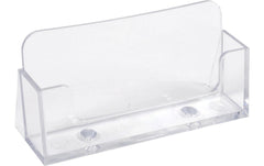 Exacompta | Visitenkartenhalter, 1 Fach | transparent, bis 50 Karten