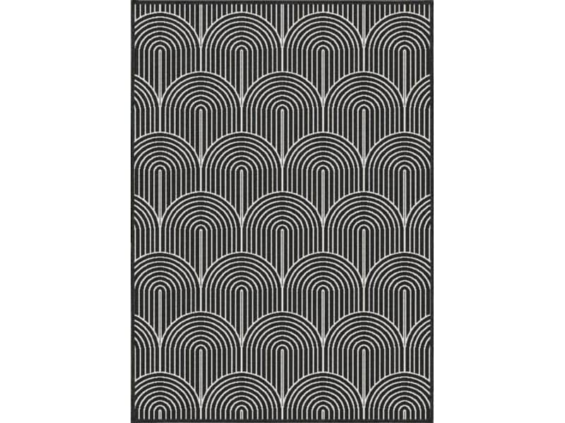Hanse Home | In & Outd. Teppich Pangli | 100% Polypropylene, 80 x 150 cm, Black
