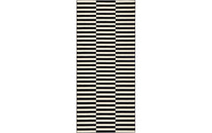 Hanse Home | Teppich Panel | 100% Polypropylen, 80 x 200 cm, Black/Cream