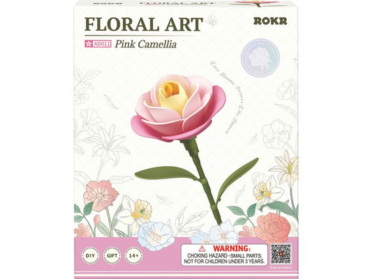 ROKR | Pink Camellia | Robotime Bausatz