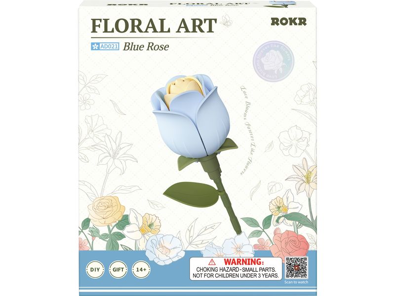 ROKR | Blue Rose | Robotime Bausatz
