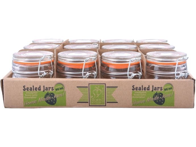 Esschert Design | Esschert Einmachgläser 12er Set S | Transparent, S 12er Set