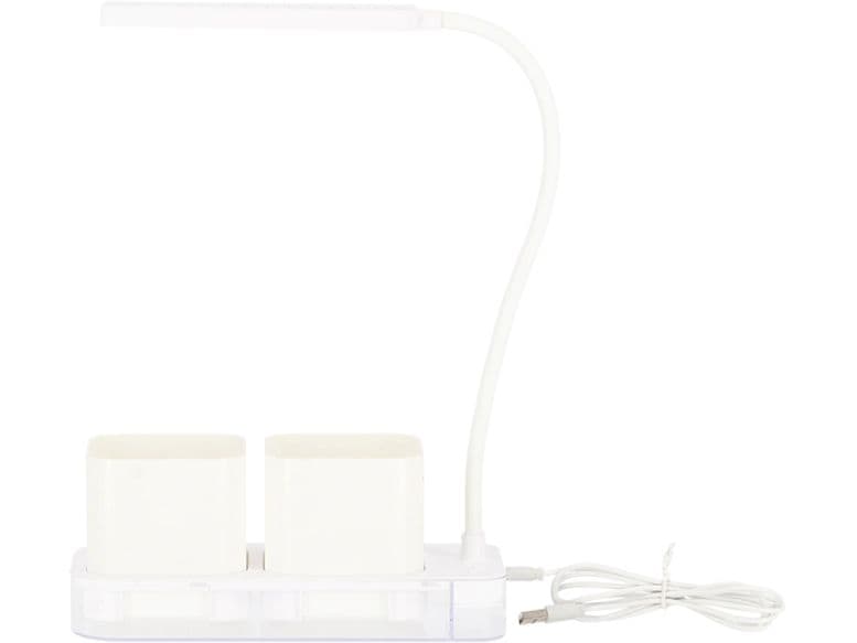 Esschert Design | Esschert Pflanzenlampe mit 2 Töpfen weiss | Weiss