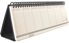 Sigel | Conceptum Tischkalender 2027 | 132 Blatt, 30 x 14,3 cm, schwarz