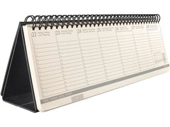 Sigel | Conceptum Tischkalender 2027 | 132 Blatt, 30 x 14,3 cm, schwarz