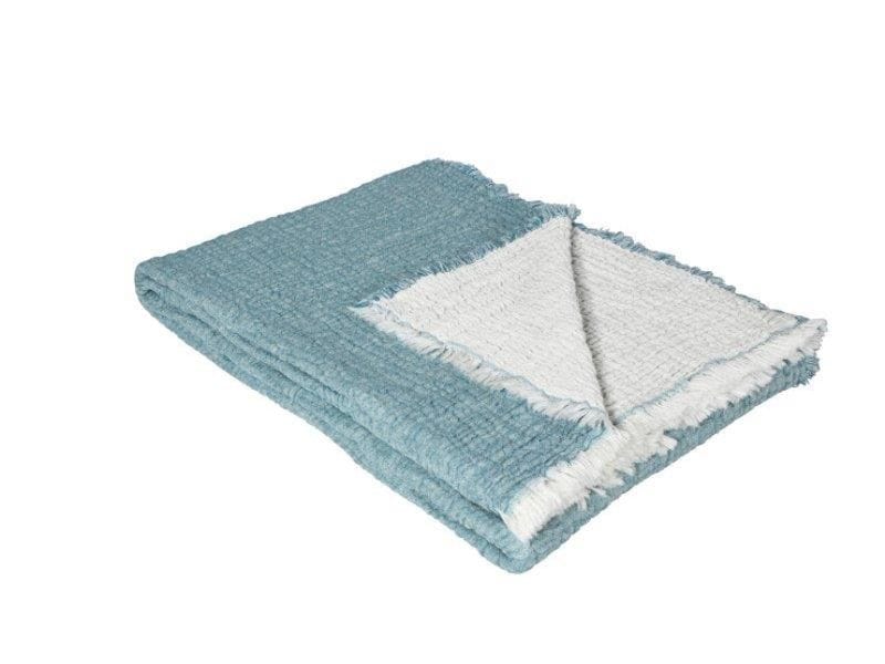 Eskimo | Decke Artemis 140x200 cm, Teal | 100% Baumwolle, waschbar