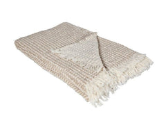 Eskimo | Decke Antigua 130x200 cm, Beige | 100% Baumwolle, waschbar