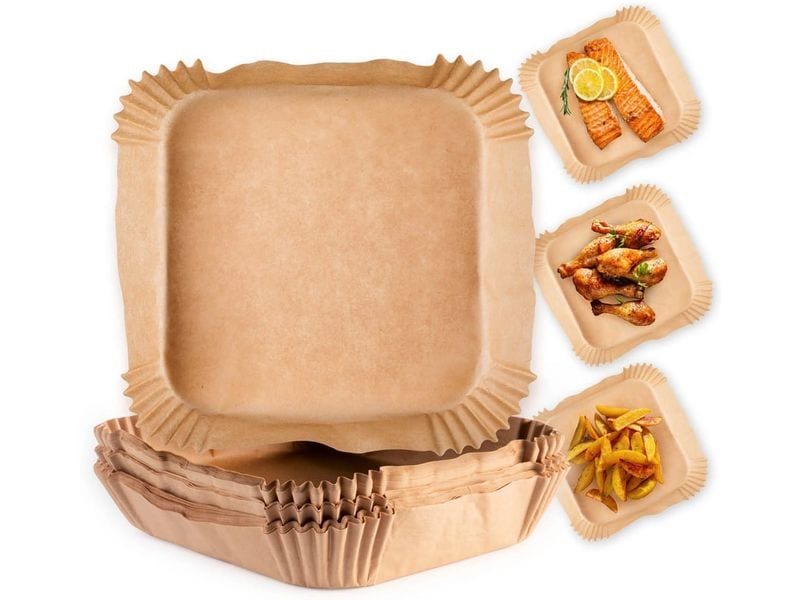 GOURMETmaxx | Backpapier Schalen 23x23cm | 220° hitzebständig, 50 Stück