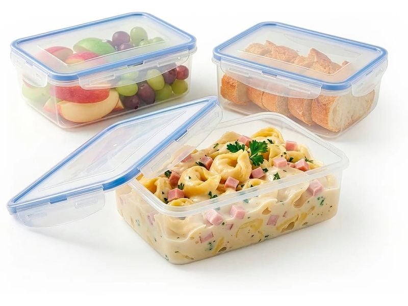 GOURMETmaxx | Frischhaltedosen 1 L | 3er-Set inkl. Deckel Klick-it