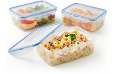 GOURMETmaxx | Frischhaltedosen 1 L | 3er-Set inkl. Deckel Klick-it