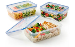 GOURMETmaxx | Frischhaltedosen 1.2L | 3er-Set inkl. Deckel Klick-it
