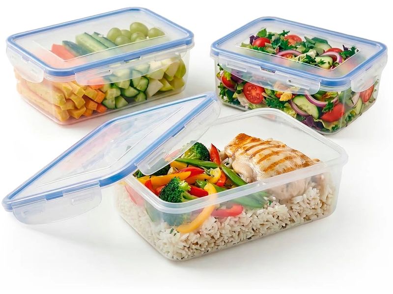 GOURMETmaxx | Frischhaltedosen 1.2L | 3er-Set inkl. Deckel Klick-it