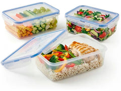 GOURMETmaxx | Frischhaltedosen 1.2L | 3er-Set inkl. Deckel Klick-it