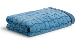 Möve | Geometric Shapes Mesh Handtuch | 50 x 100 cm, Steel blue