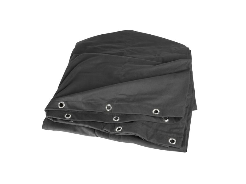 Adam Hall | Bühnen-Molton 5x3M | B1, 300g/m2, schwarz
