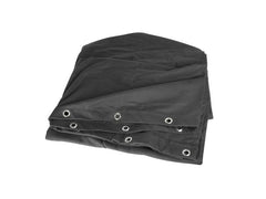 Adam Hall | Bühnen-Molton 5x3M | B1, 300g/m2, schwarz