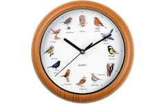 EASYmaxx Wanduhr mit Vogelstimmen