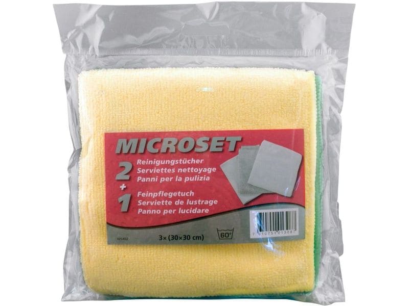 TopLine | Microfaser 3er Set | 30 × 30 cm