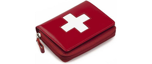 creanorm | CN Portemonnaie klein mit Schweizerkreuz | Aus Leder