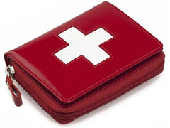 creanorm | CN Portemonnaie klein mit Schweizerkreuz | Aus Leder