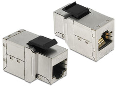 Delock | Keystone Modul RJ45 Cat.6 Bu zu Bu | Cat.6, STP, Metall