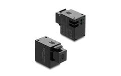 Delock | Keystone Modul USB-C Ladebu 2,1 A | In 100 - 240 V, Out 2,1 A / 10,5 W, schwarz
