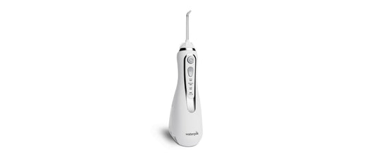 Waterpik | Munddusche WP-580E weiss | inkl. Ausätze, Reiseetui, Aufbewahrungsbox