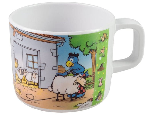 Berndorf | Tasse Globi Bauernhof | Melamin, 25 cl
