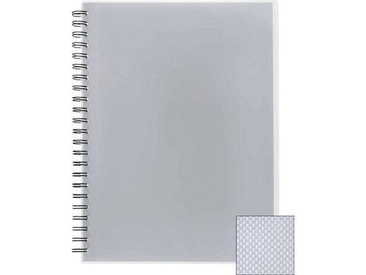 Kolma | Spiralsichtbuch A4, farblos | 20 blendfreie Taschen