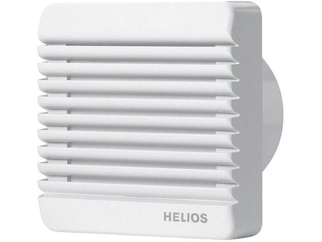 Helios | Ventilator mit Nachlaufschalter | IP45, 230V, 100mm, weiss