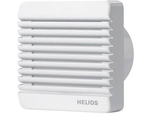 Helios | Ventilator mit Nachlaufschalter | IP45, 230V, 100mm, weiss