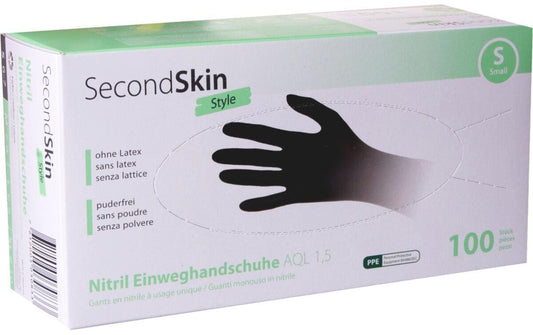 SecondSkin, Einweghandschuh Nitril Style S,
