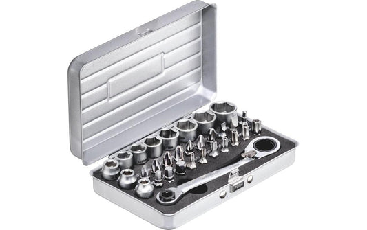 TECHNOCRAFT Steckschlüssel-Satz SLIM 1/4