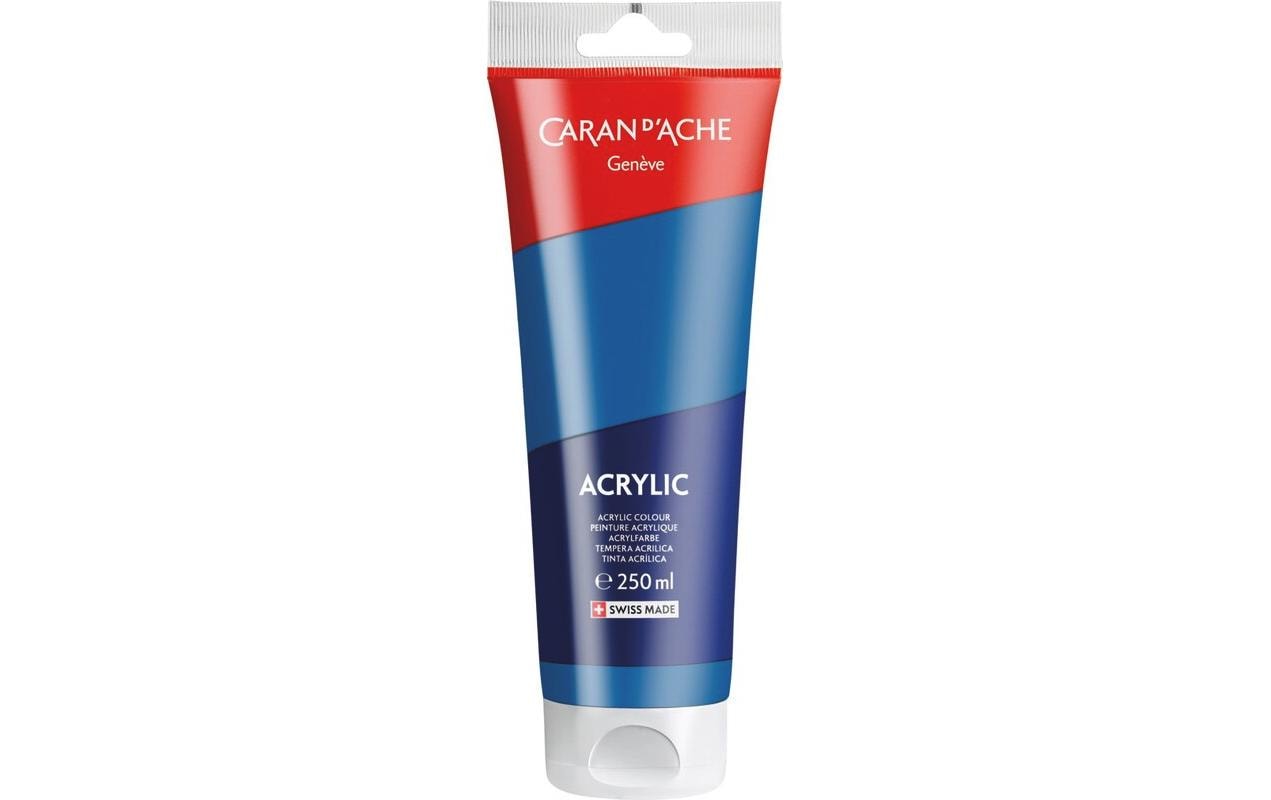Caran d'Ache, Acrylfarbe 250 ml, Cyan