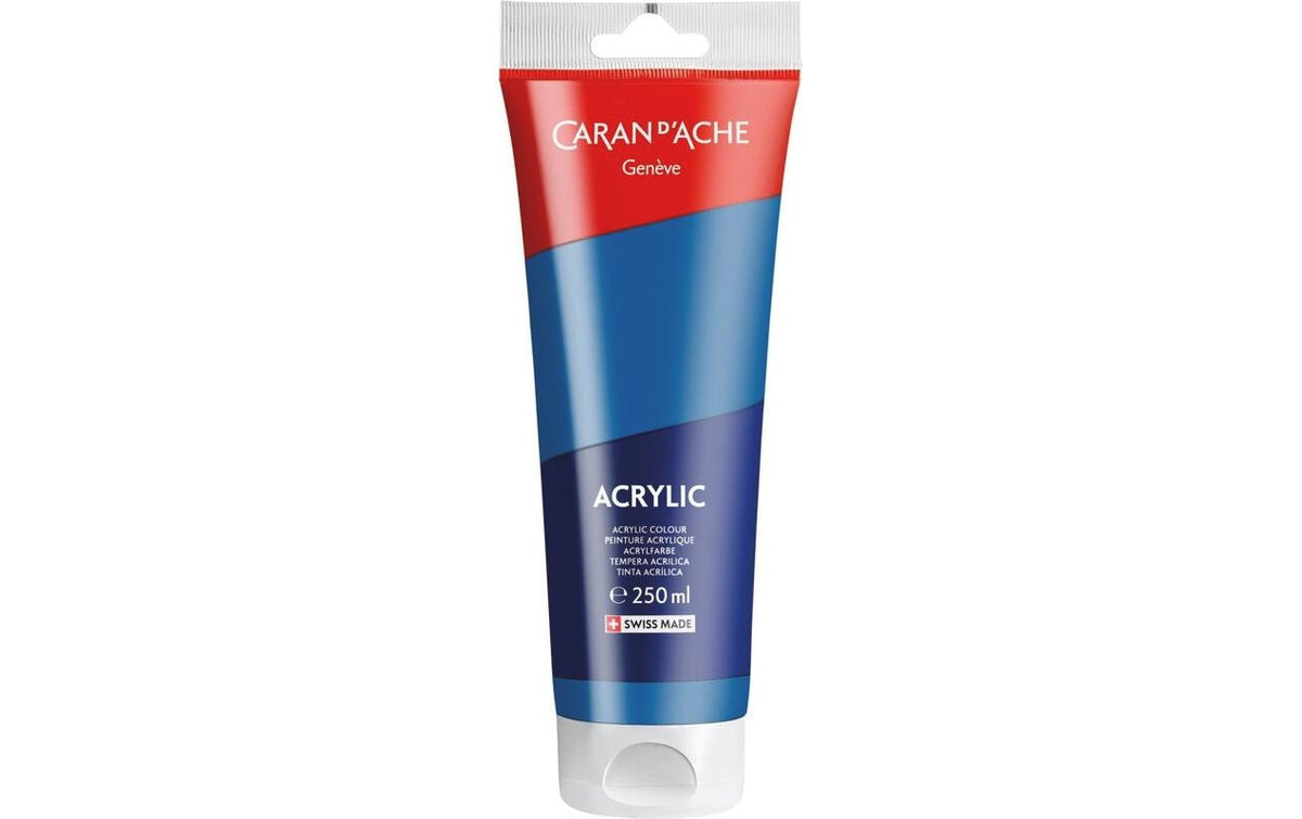 Caran d'Ache, Acrylfarbe 250 ml, Cyan