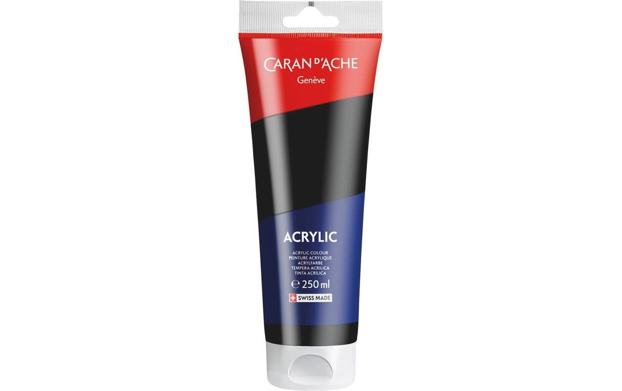 Caran d'Ache, Acrylfarbe 250 ml, Schwarz