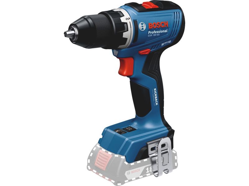 Bosch Professional | Akku-Bohrschrauber | GSR 18V-65, L-BOXX-Koffer