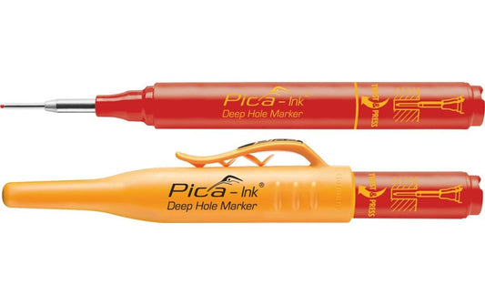 Pica | Tieflochmarker Pica INK rot | für schwer zugängliche Stellen